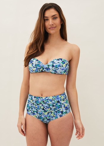 Phase Eight Ayra Ditsy Floral Swimwear Blue/Multicolor USA | 3680519-MQ